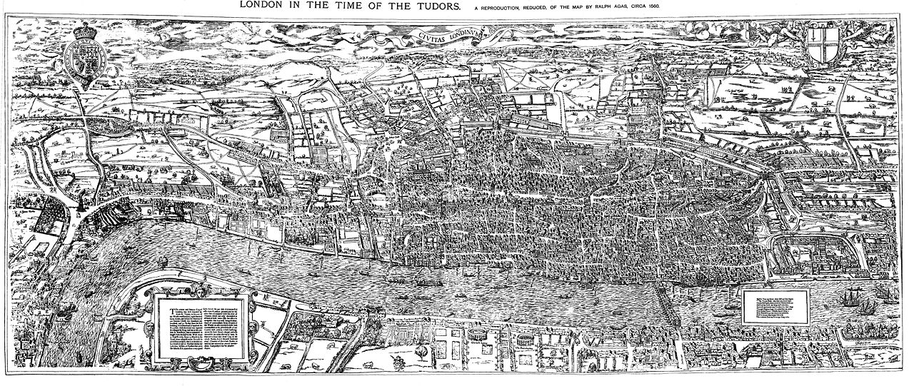 "Civitas Londinium" — карта Лондона Ральфа Агаса (1570–1605?)