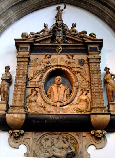 Памятник сэру Томасу Бодли (Мертон-колледж)